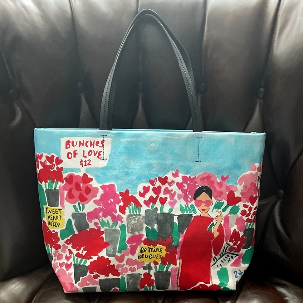 Kate Spade Limited Edition "Bunches of Love" Tote Valentines Day Bag